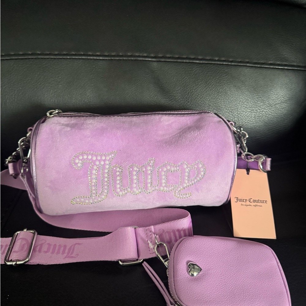 Juicy Couture Lavender Crossbody Bag